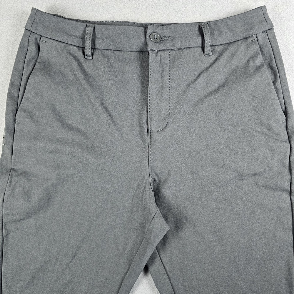BYLT Everyday Pants Womens Large Ash Gray Lightweight Office Casual Stretch - Picture 2 of 16